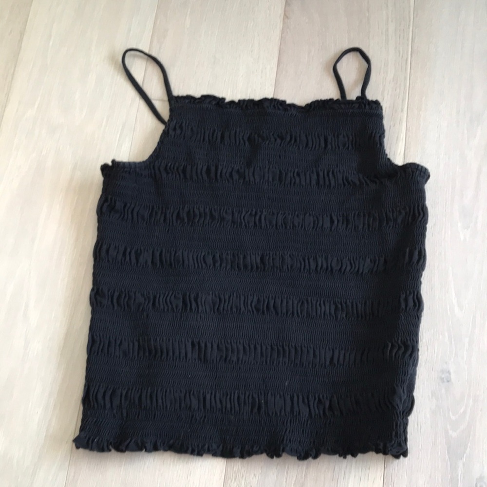 H&M ruffled tank top